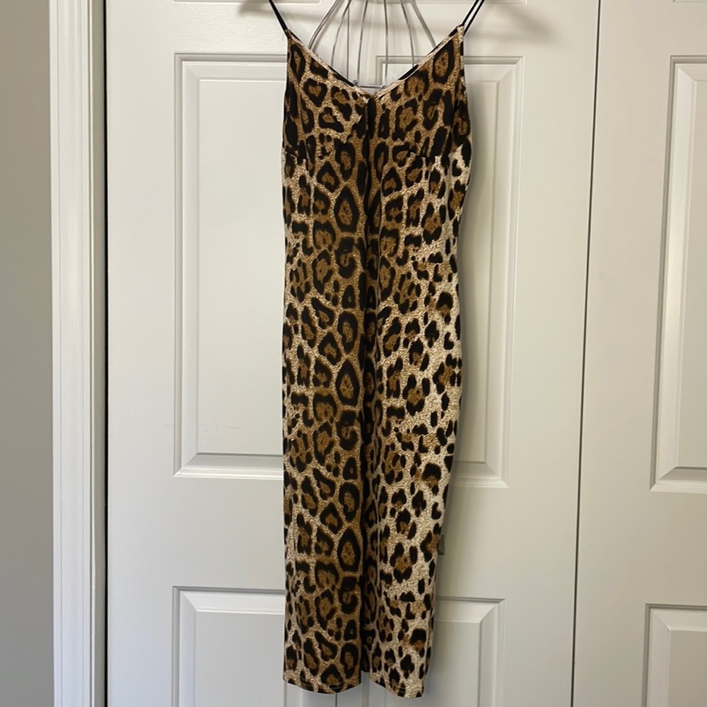 Sexy leopard print dress